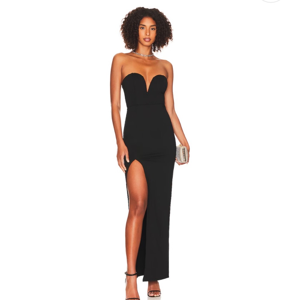 Gianna Sweetheart Slit Gown Size M from Revolve